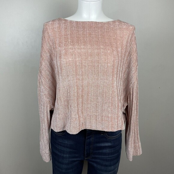 Out From Under Whistler Chenille Sweater Small Pink Urban Outfitters Oversized - Picture 3 of 12